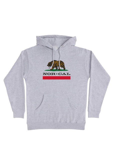 Norcal Republic Hoodie grey heather – Vorderansicht