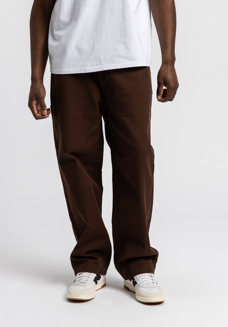 TITUS Workpant Jeans darkbrowndenim-washed – Vorderansicht