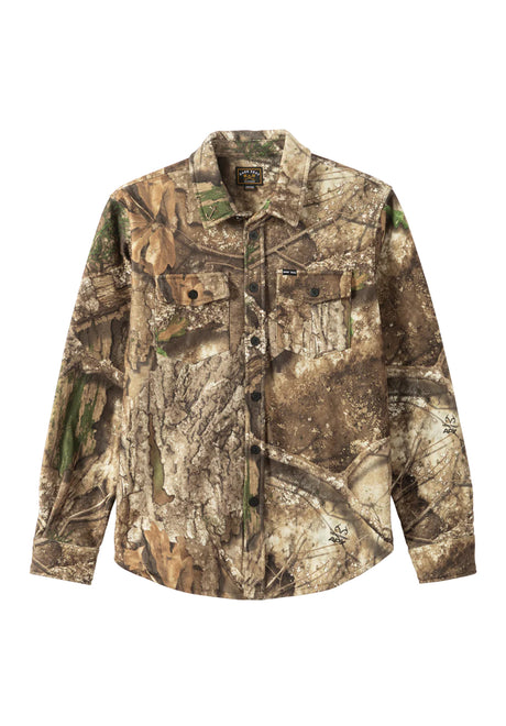 Dark Seas Zulu Hemd-Langarm real-tree-camo – Vorderansicht