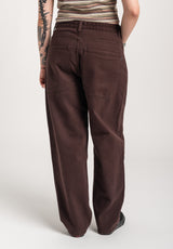 TITUS Alby-Baggy Jeans darkbrownwashed – Detailansicht 2