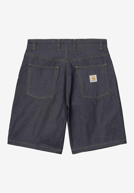 Brandon Short blue-rigid Rueckenansicht