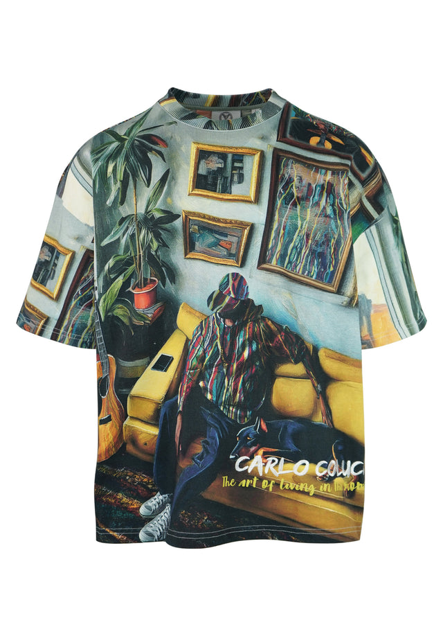 Oversize Fit blue Vorderansicht