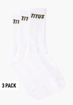 Named 3 Pack white-darkolive Vorderansicht