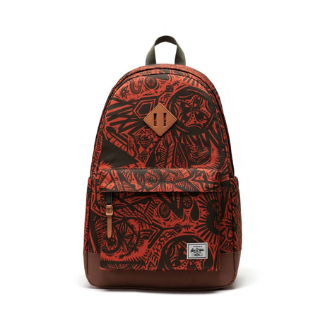 Thomas Campbell Heritage Backpack TC forest night-saddle brown Vorderansicht