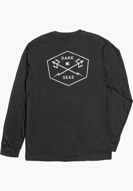 No Sweat Moisture Wicking black Rueckenansicht