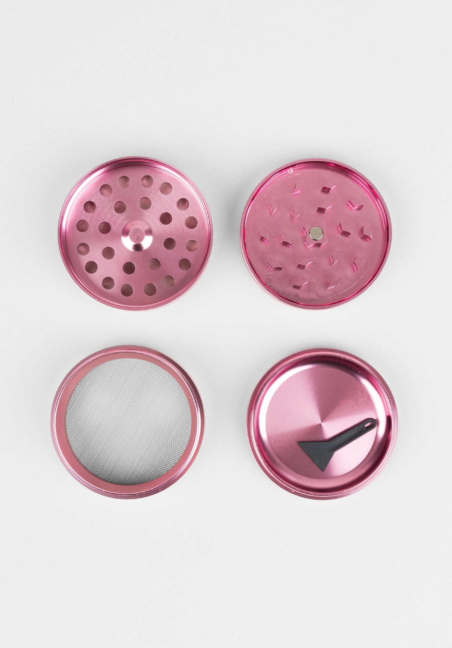 Aluminium Grinder 4-delig (Fire-Flow) 50 mm Aluminium Grinder 4-delig (Fire-Flow) 50 mm
