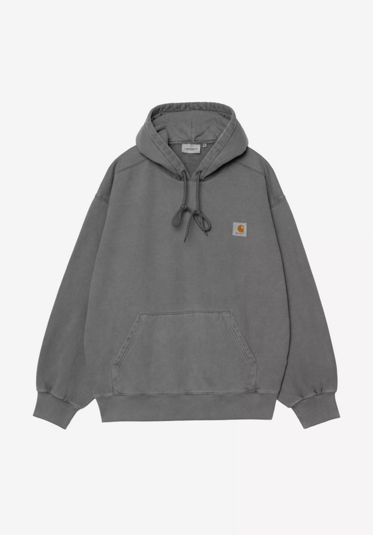 Hooded Vista black-garmentdyed Vorderansicht