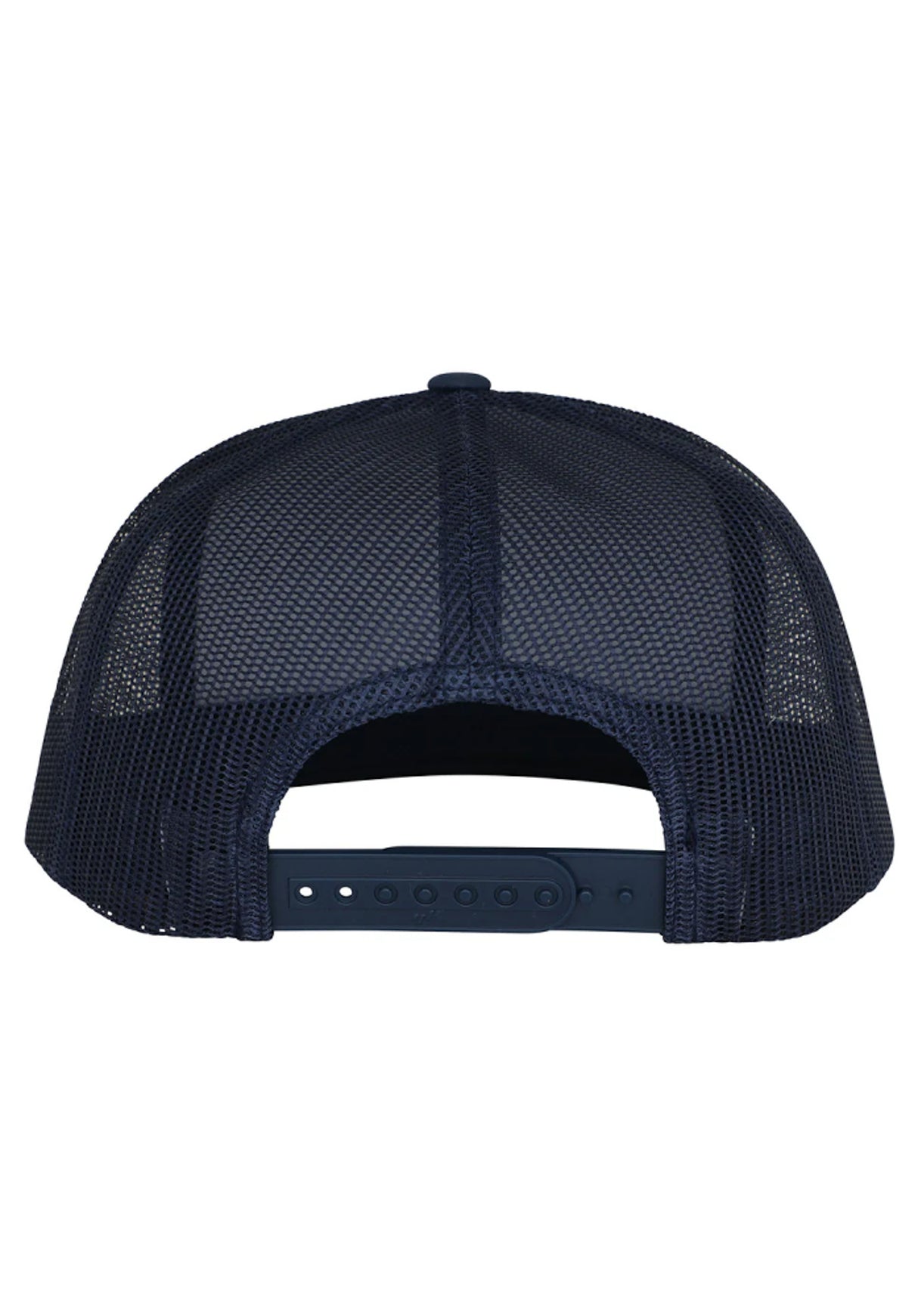 Sand Cast 5-Panel Mesh Structured High Snapback navy Rueckenansicht