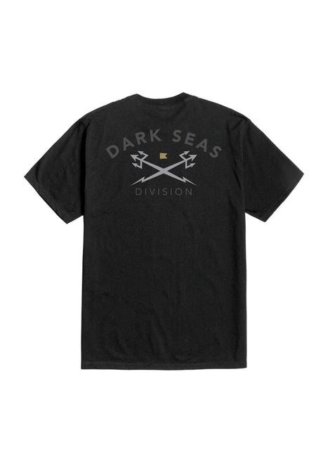 Dark Seas Headmaster V3 heavyweight T-Shirt black – Vorderansicht