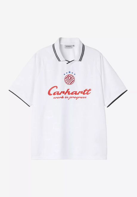 Terrace Football hearttrainjacquard-white Vorderansicht