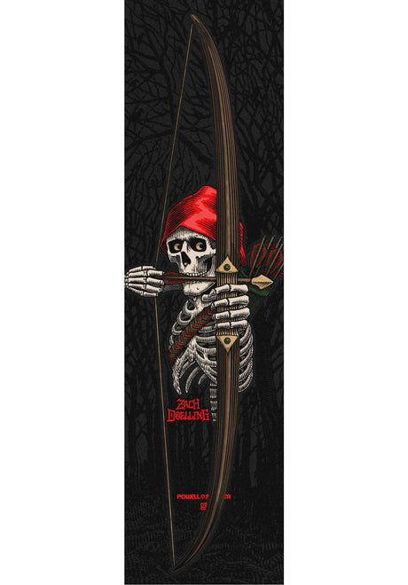Powell-Peralta Zach Doelling Archer Griptape black – Vorderansicht