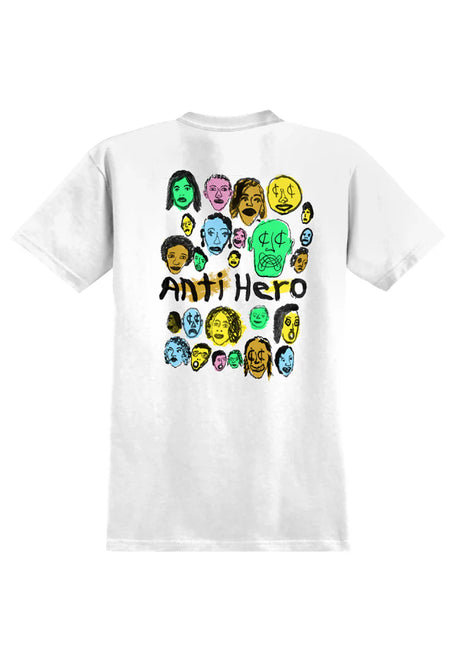 Anti Hero Expressions Bongo T-Shirt white – Vorderansicht