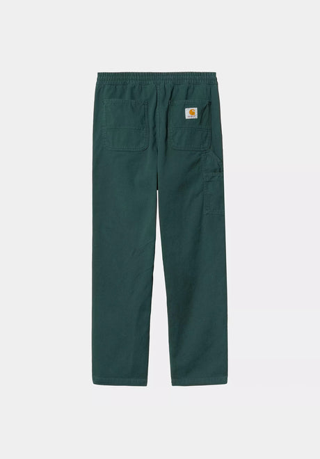 Carhartt WIP Flint Pant Chino- / Stoffhose darkfirgarmentdyed – Rückenansicht