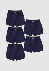 Plain 5er Pack navy Vorderansicht