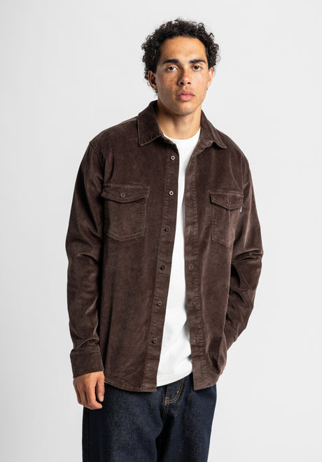 Roman Cord darkbrown-cord Vorderansicht