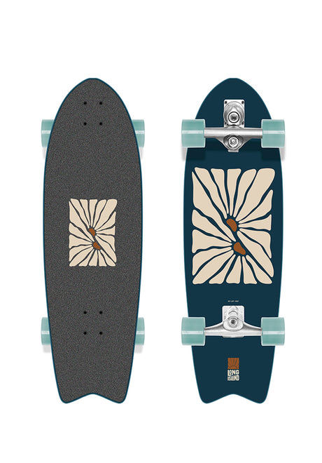 Somo 33 Surfskate blue Vorderansicht