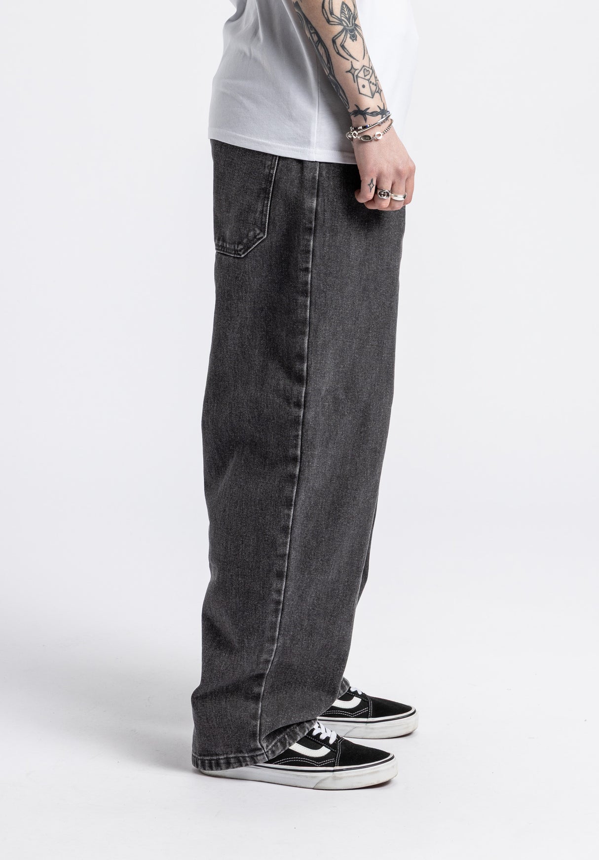 Alby-Baggy greydenim Rueckenansicht