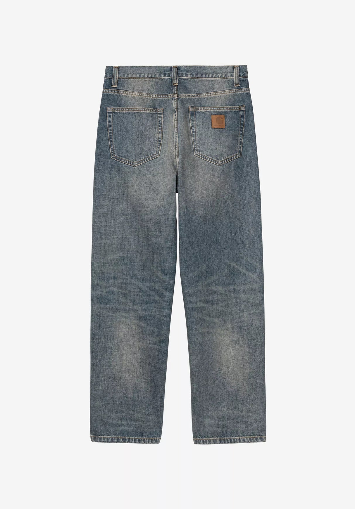 Aaron Pant bluewornusedwash Rueckenansicht