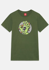 Youth Hand Dot Front darkmoss Vorderansicht