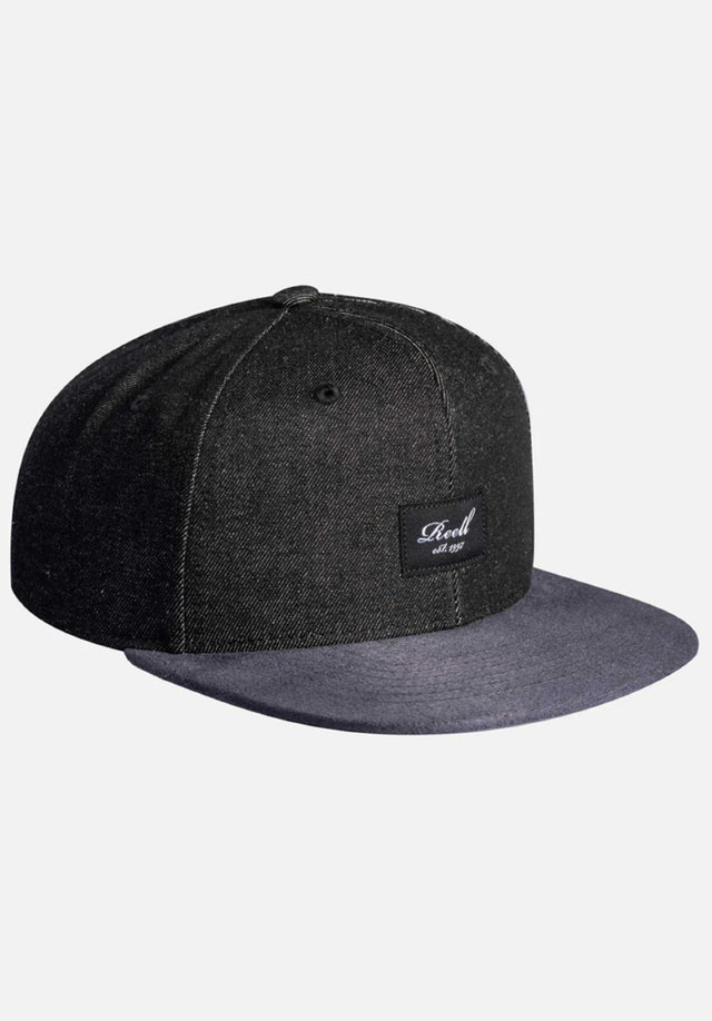 Suede 6-Panel blackdenim Vorderansicht