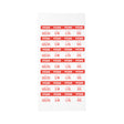 Helmet Rental Sticker Set multicolored Vorderansicht