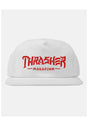 Thrash & Destroy Snapback white Vorderansicht