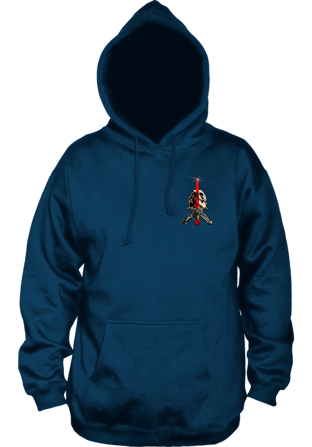 Skull & Sword navy Rueckenansicht