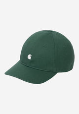 Madison Logo Cap darkfir-wax Vorderansicht