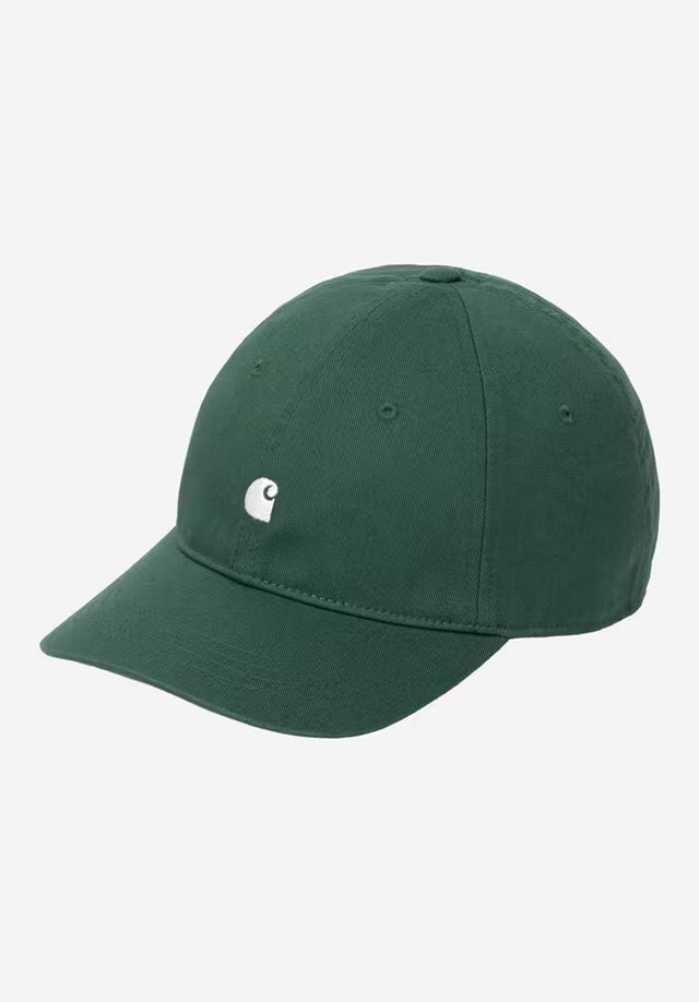 Madison Logo Cap darkfir-wax Vorderansicht