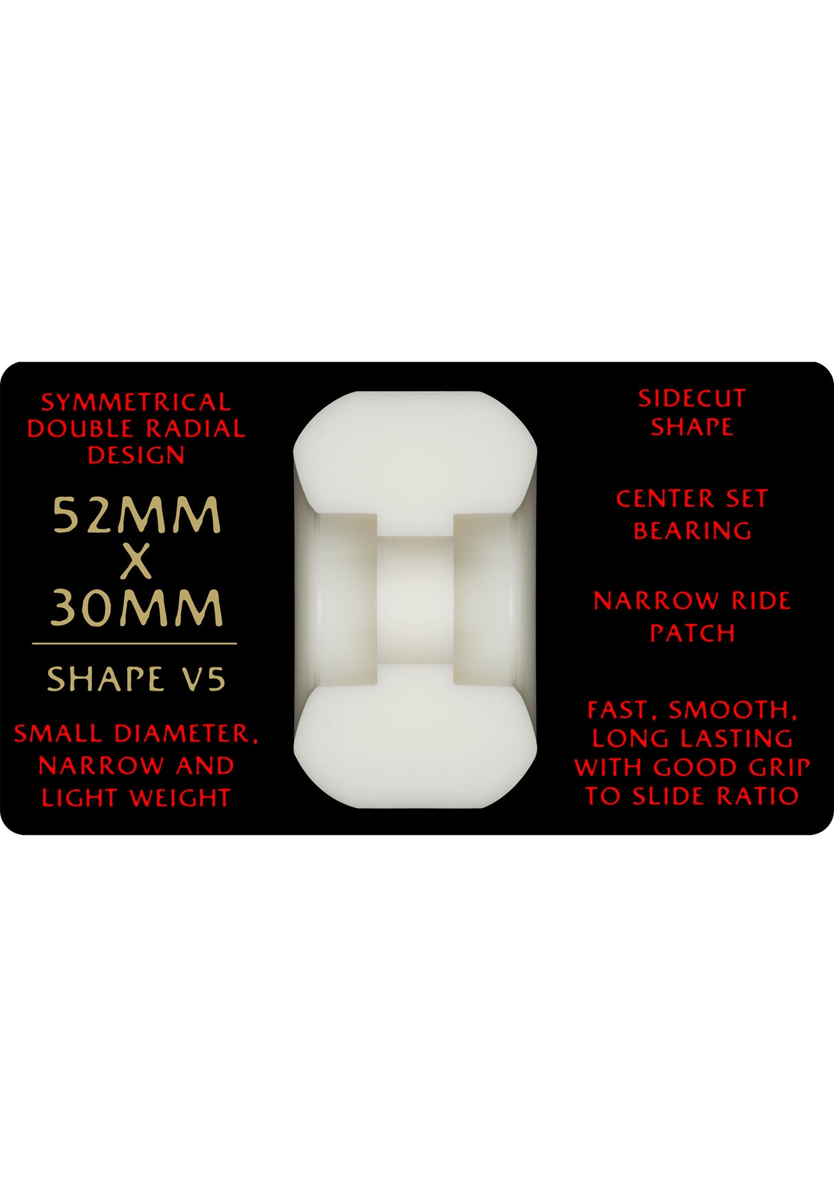 Dragons 93A V5 Symmetrical Narrow Ride offwhite Rueckenansicht