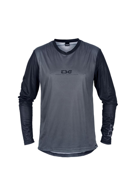 TSG Waft Jersey Longsleeve black-coal – Vorderansicht