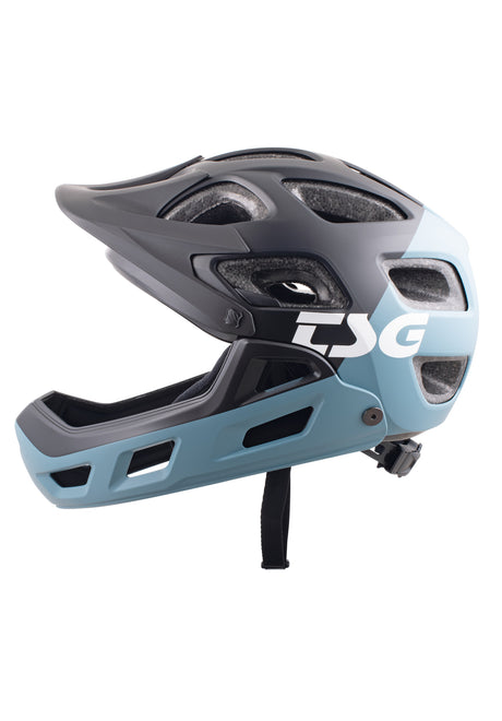 TSG Seek Youth FR Graphic Design Helm flow black-blue – Detailansicht 1