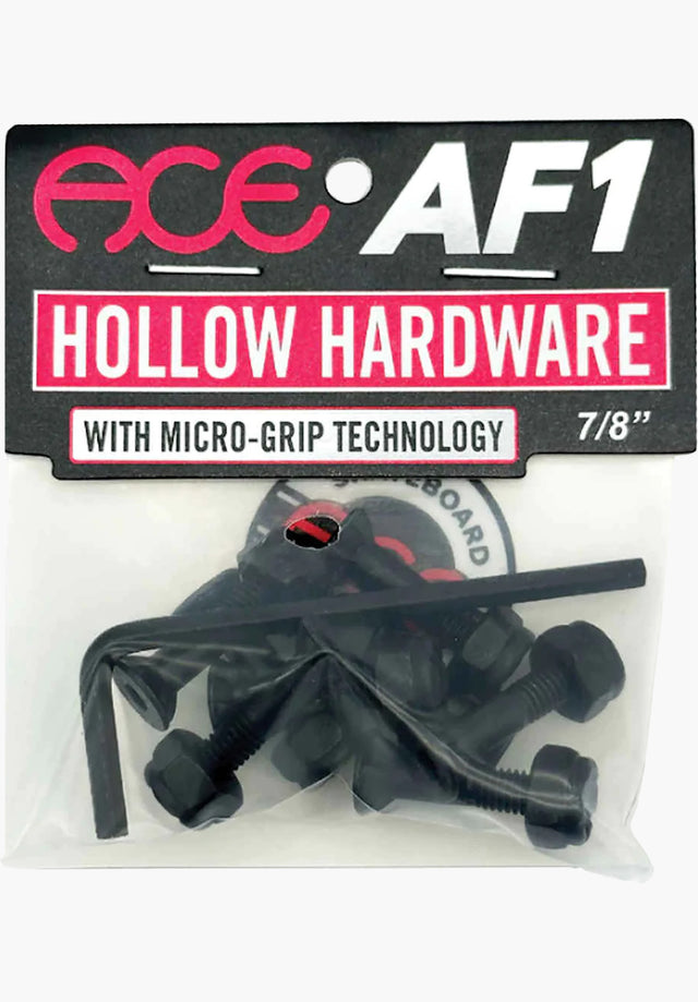 Allen 7/8 AF1 Hollow Bolts with Grippers black Vorderansicht
