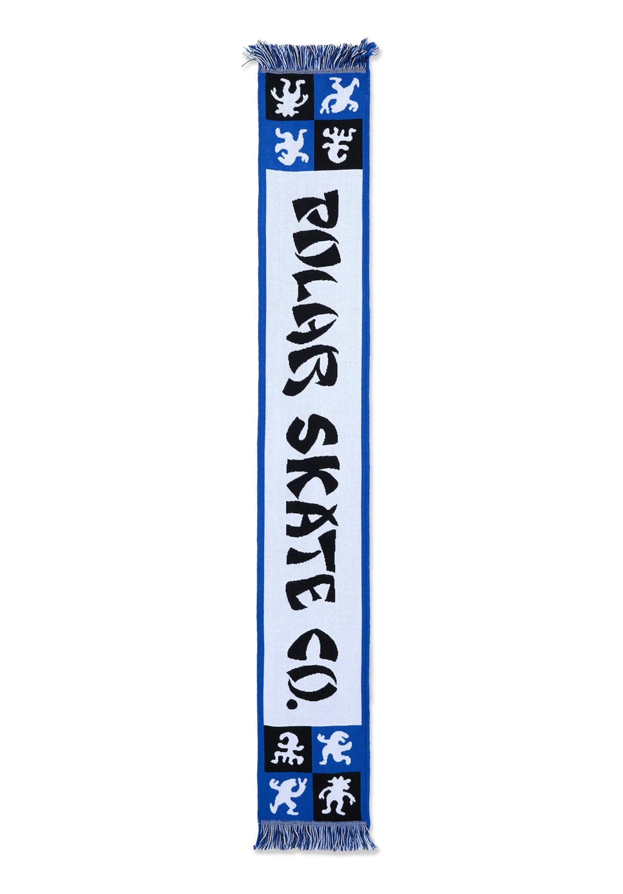 Football Scarf blue Vorderansicht