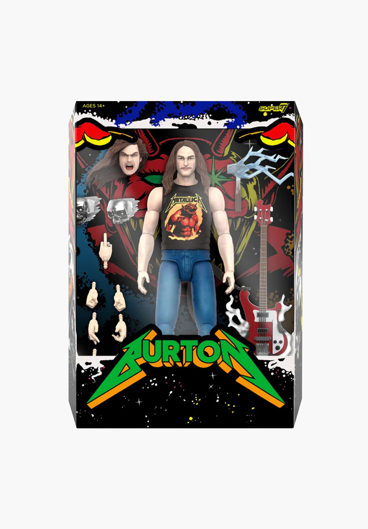 Cliff Burton ULTIMATES! Wave 02 - Cliff Burton multicolored Vorderansicht