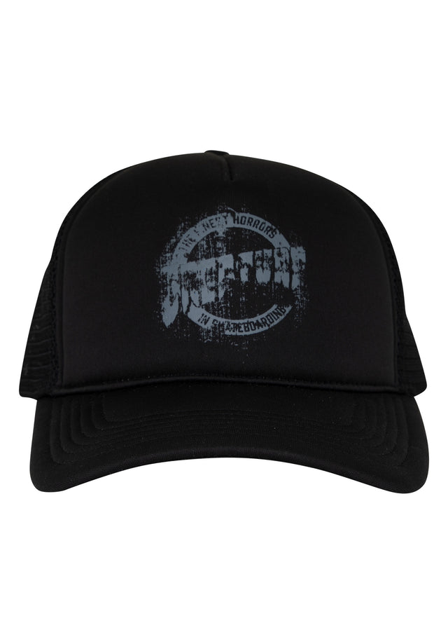Finest Streak 5-Panel Unstructured Mesh Snapback black Vorderansicht