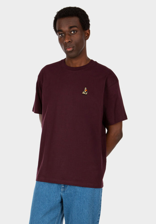 What The Duck aubergine Vorderansicht