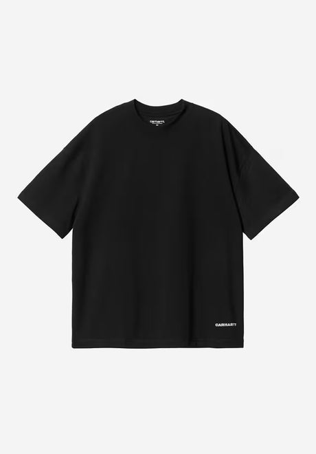 Carhartt WIP Link Script T-Shirt black-white – Vorderansicht
