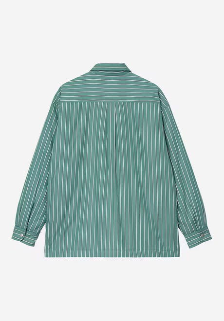 Grimsby Shirt Jac grimsbystripe-saguaro Rueckenansicht