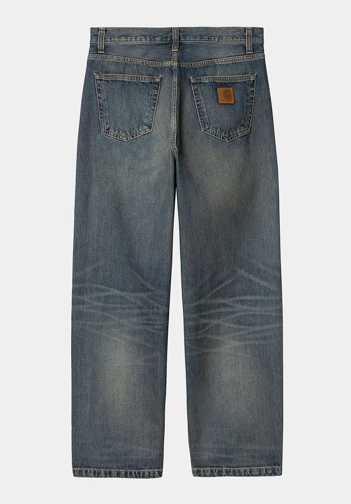 Landon Pant bluewornusedwash Rueckenansicht