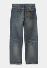 Landon Pant bluewornusedwash Rueckenansicht