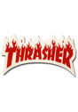 Flame Sticker Small 4 red Vorderansicht