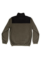 BTG Fleece Jacket army-black Rueckenansicht