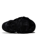 D3 2001 black-black-shearling Rueckenansicht