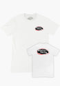 Oval white Vorderansicht