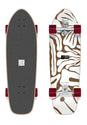 Nalu Surfskate 34 white-brown Vorderansicht