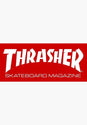 Skate Mag Medium Sticker 2-1/2 x 6 red Vorderansicht