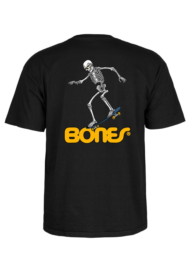 Skateboard Skeleton III black Vorderansicht