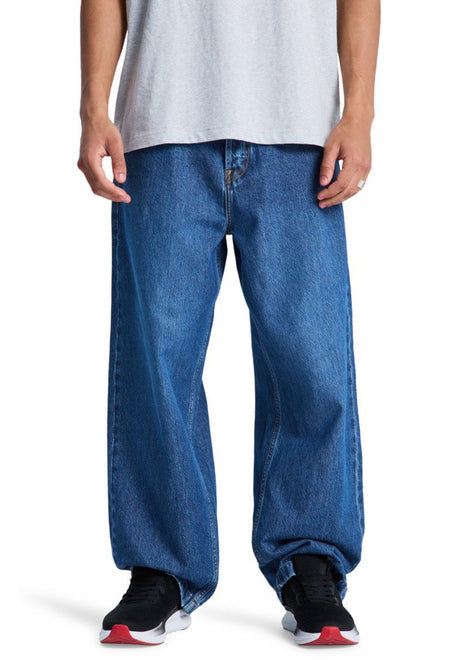 Baggy Denim stoneindigo Vorderansicht