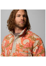 Helvetia II Printed Half Snap Fleece sanddune-sunscapes Rueckenansicht